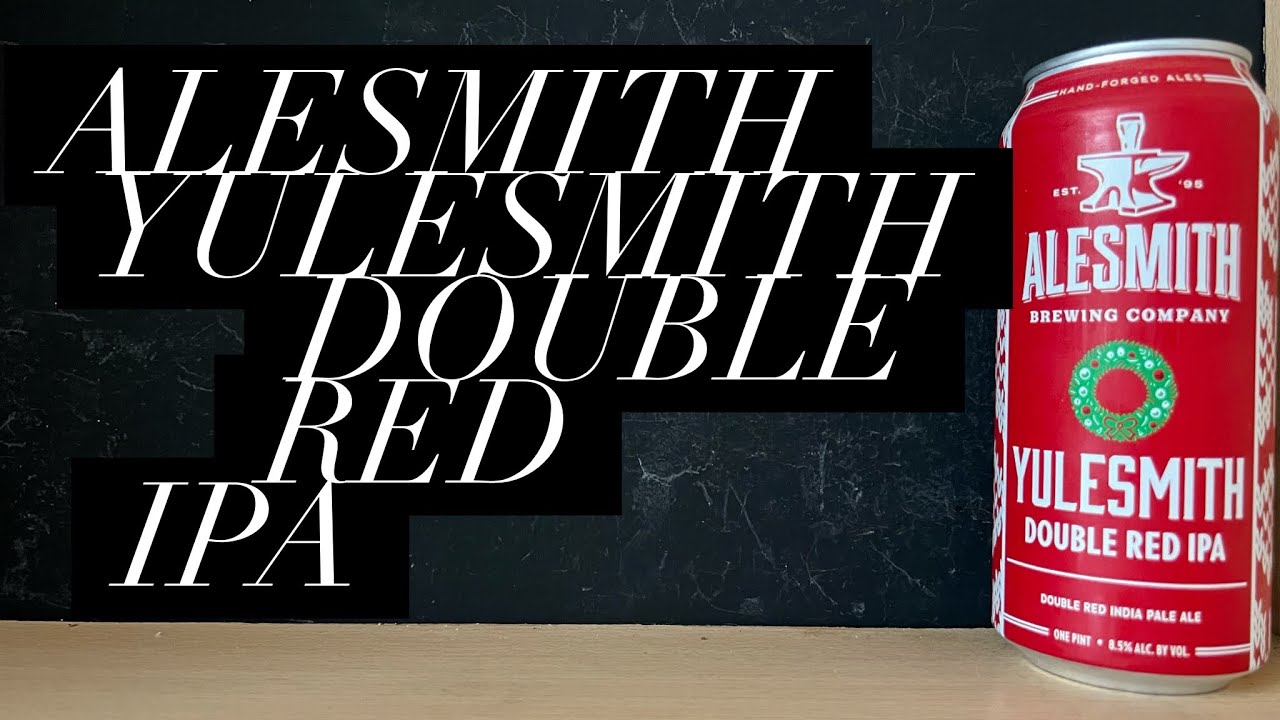 Обзор пива Alesmith Yulesmith Double Red IPA, обзор сыра Incredible Dutch Cheese, пивоварня Alesm...