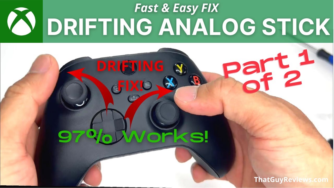 Как легко исправить проблему с аналоговым джойстиком XBOX Drifting! Контроллер Series X — ЧАСТЬ 1...