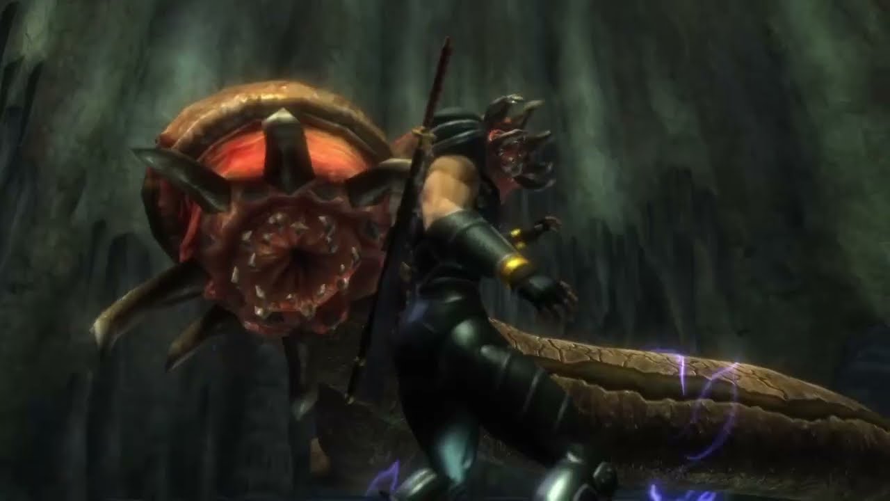 Giant Electric Worm No Explanation|Ninja Gaiden sigma GamePlay Part 16