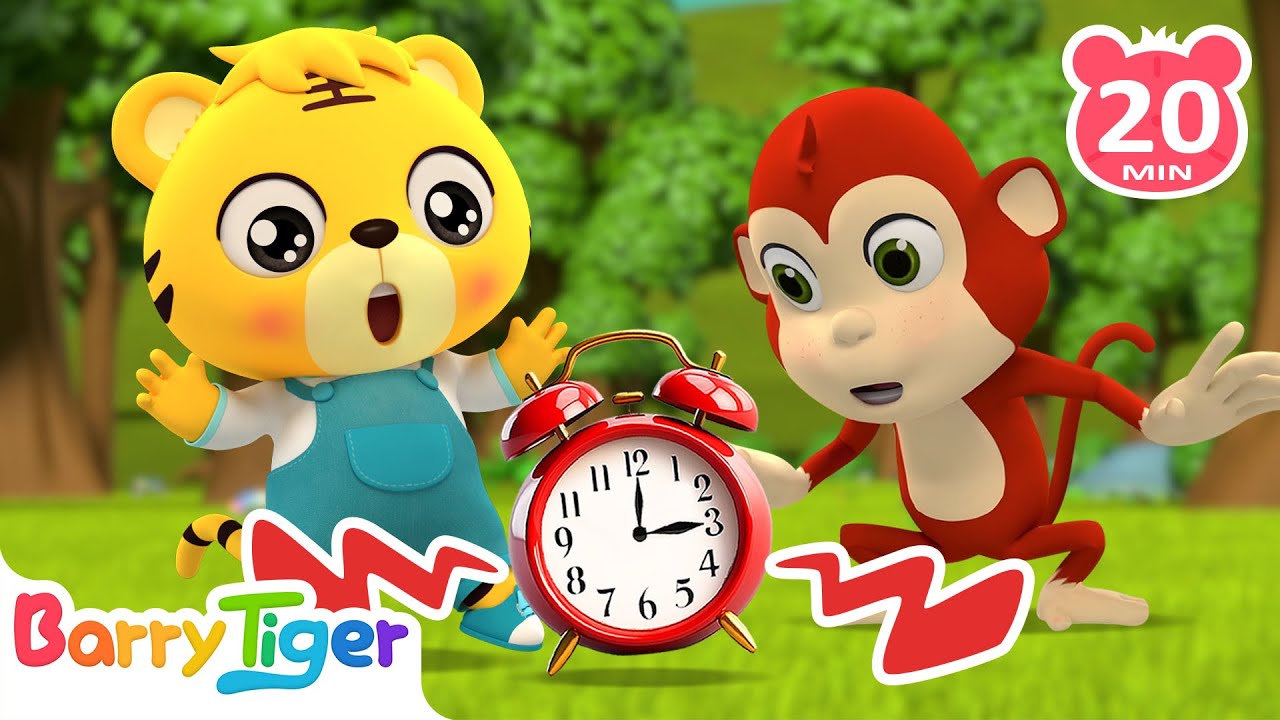 Hickory Dickory Dock🐾⏰️ | Animal Songs & Nursery Rhymes | LEFUN Kids TV