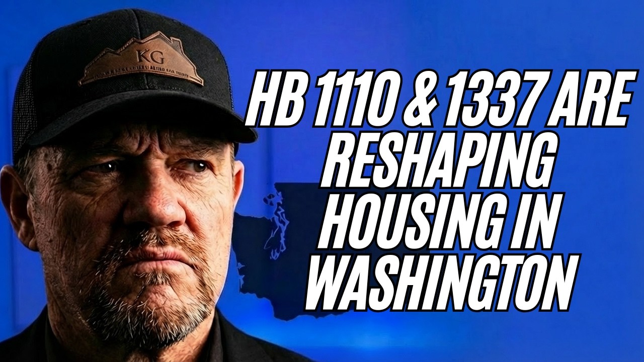 Washington&rsquo;s Housing Shake-Up: HB 1110 & HB 1337 Explained | Middle Housing & ADU Laws Uncovered