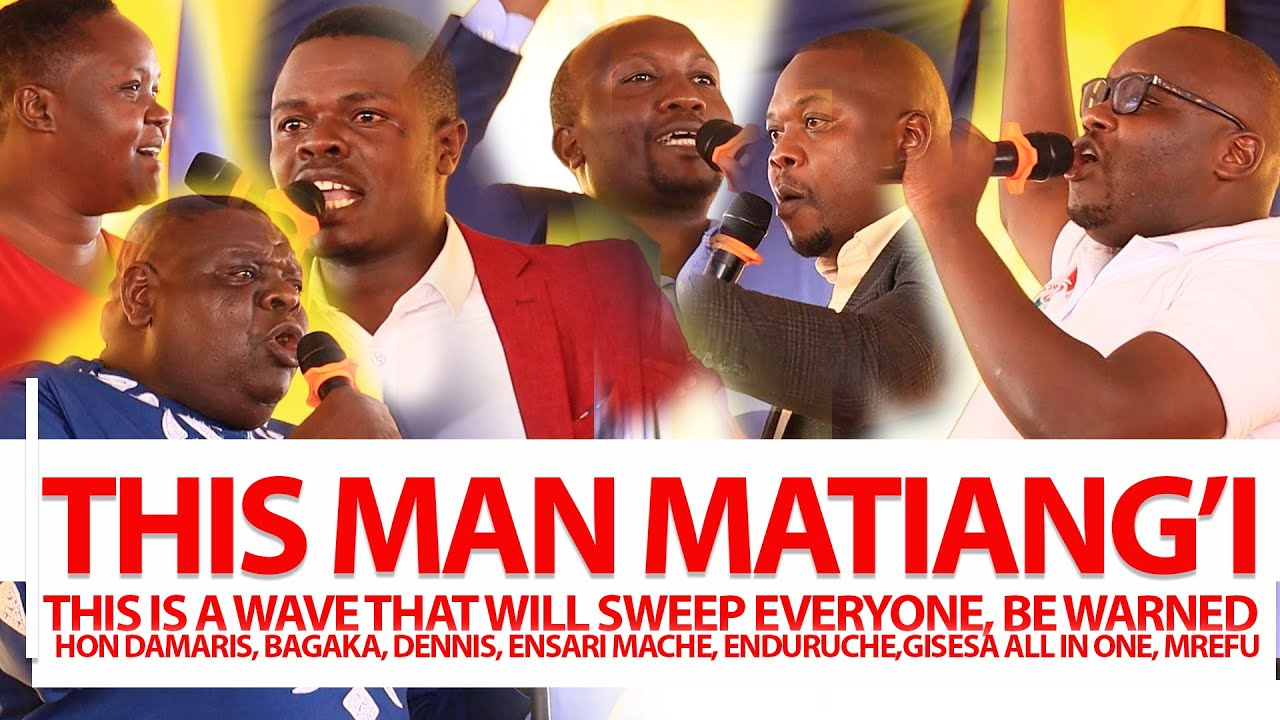 DRAMATIC! WATCH AND SEE HOW THE LEADERS FROM KISII DRUMMED THEIR SUPPORT FOR MATIANGI
