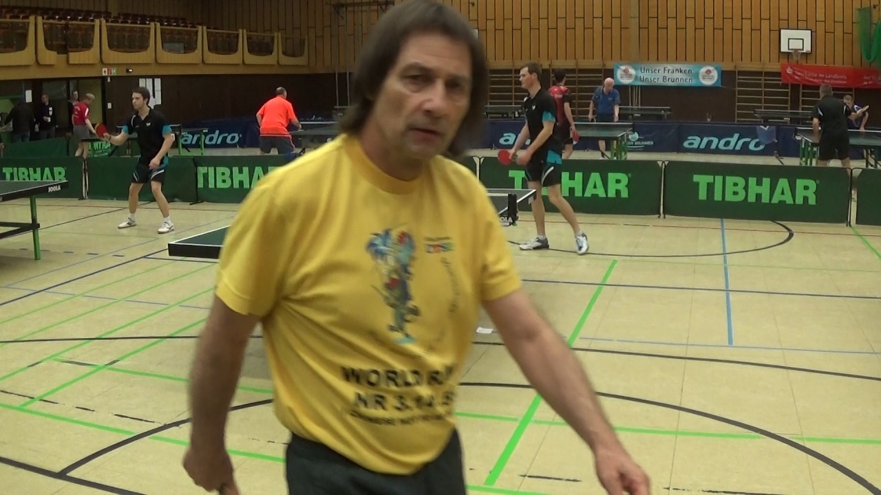 Steinbrecher Unterasbach  1 vs Simon Troeppner Walsdorf  1 Kohlert Tischtennis Turnier Neustadt Aisc