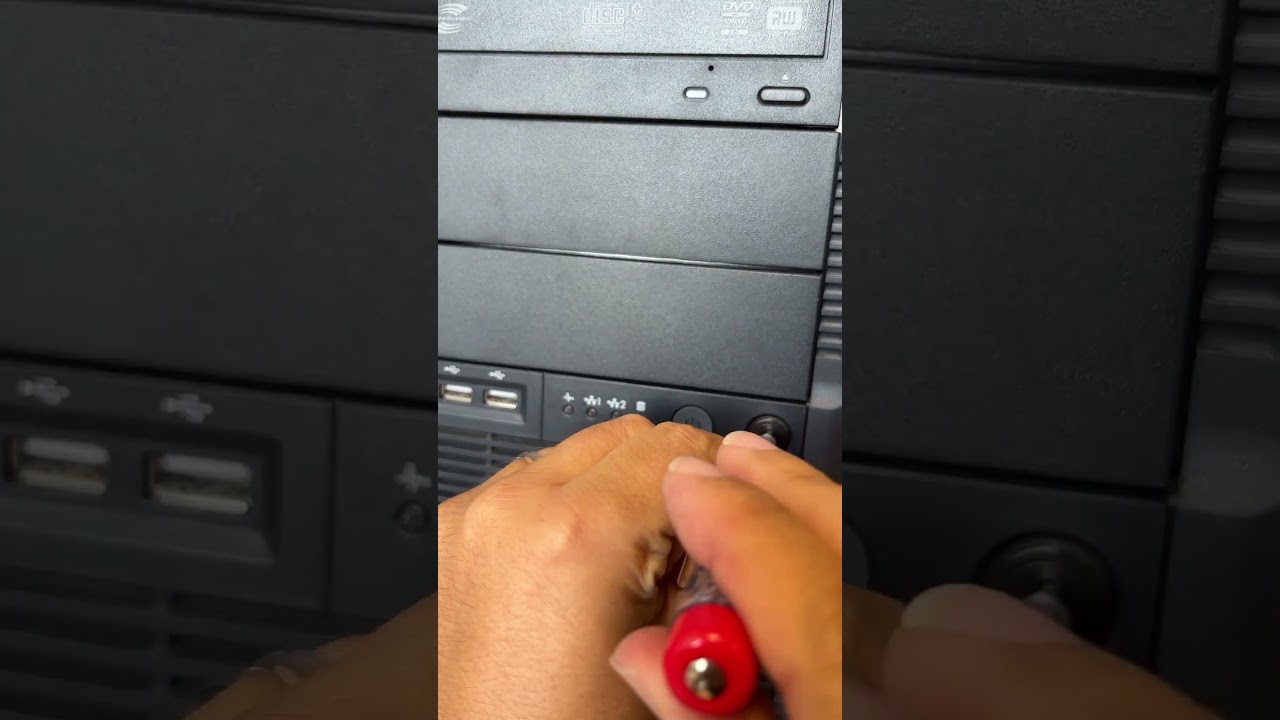 How to unlock HP server physical case lock😲