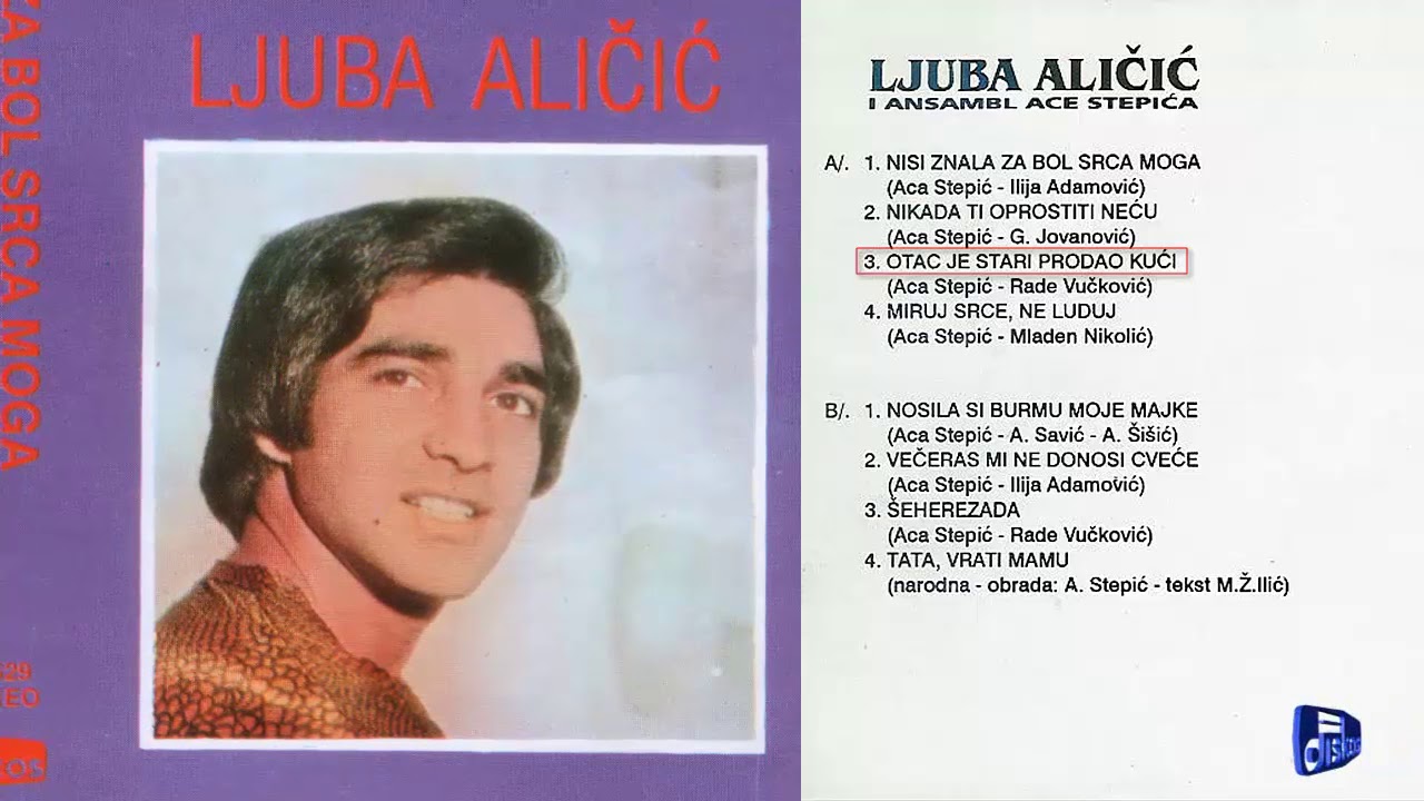 Ljuba Alicic - Nisi znala za bol srca moga - (Audio 1980) - CEO ALBUM