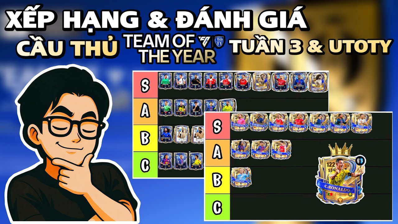 XẾP HẠNG & ĐÁNH GIÁ CẦU THỦ SỰ KIỆN 