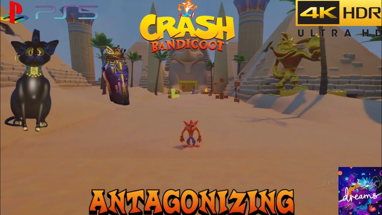 Crash Bandicoot: ANTagonizing (Dreams) (PS5) (4KHDR)