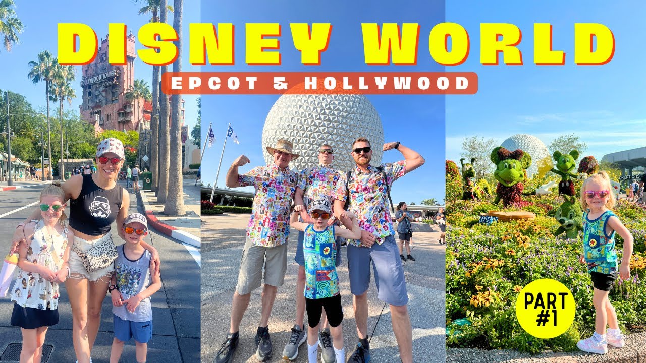 COME VACATION WITH US | FAMILY VLOG | EPCOT & HOLLYWOOD STUDIOS | PART 1