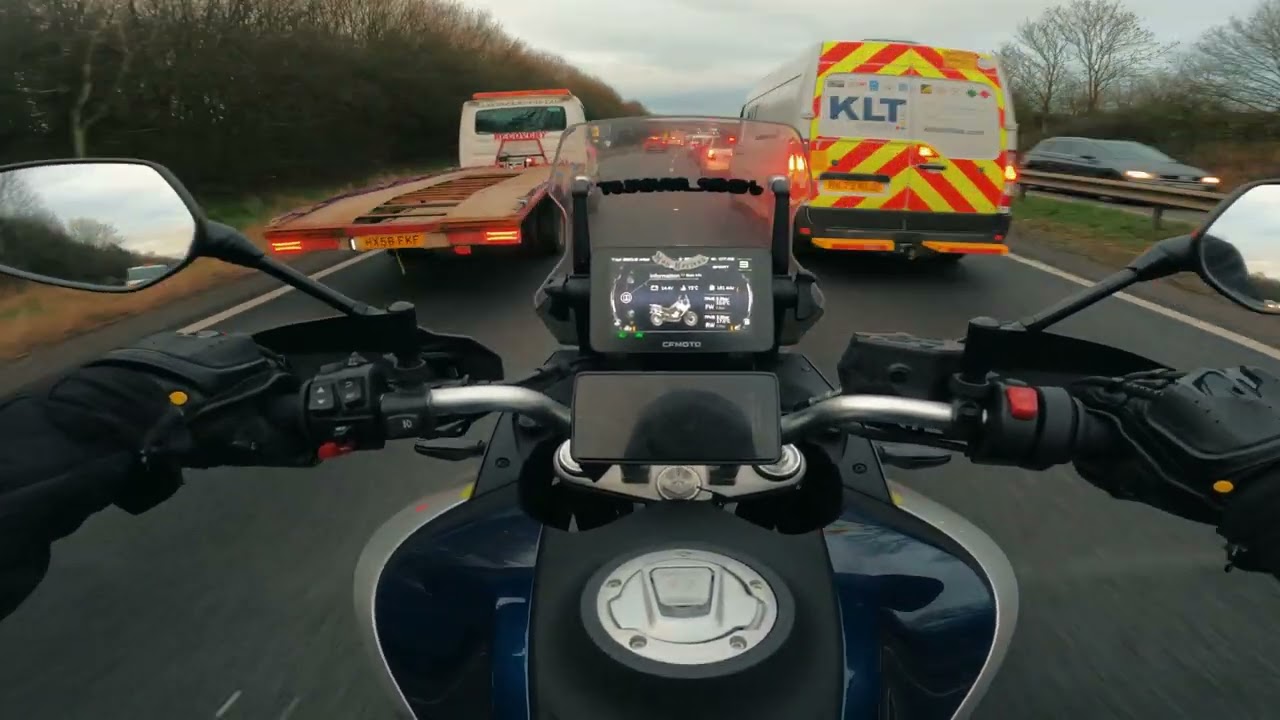 Cf Moto 800MT  | RAW sound 4K Go Pro | Black Widow + Quickshifter + Auto Blip | The Commute In