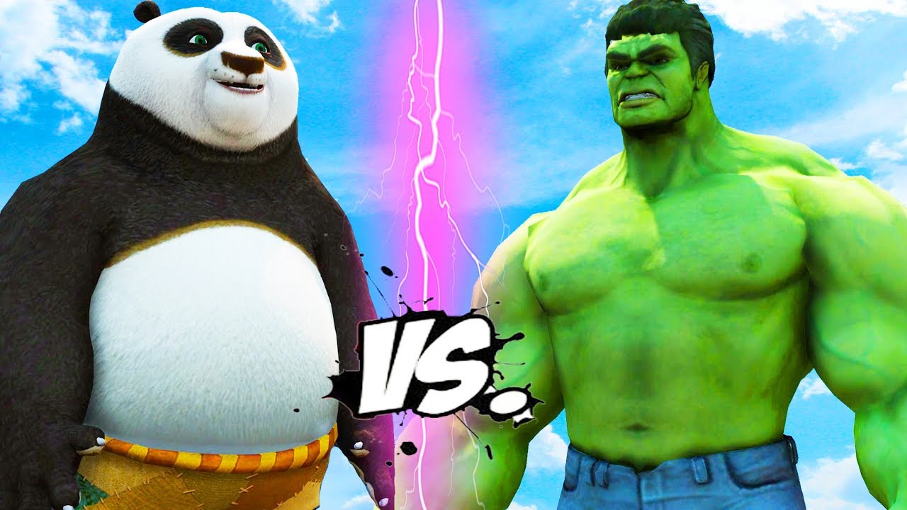 Hulk vs Po - Kung Fu Panda