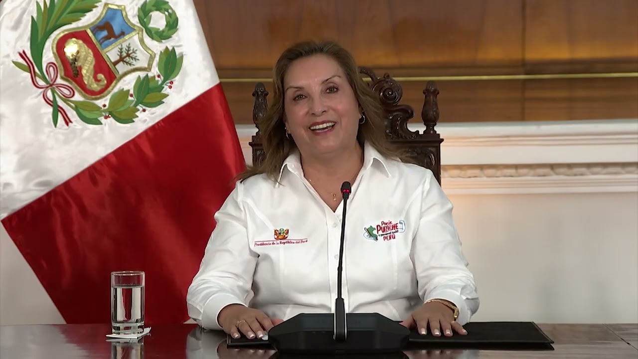 Presidenta Dina Boluarte lidera reporte de logros y avances del sector Econom&iacute;a y Finanzas