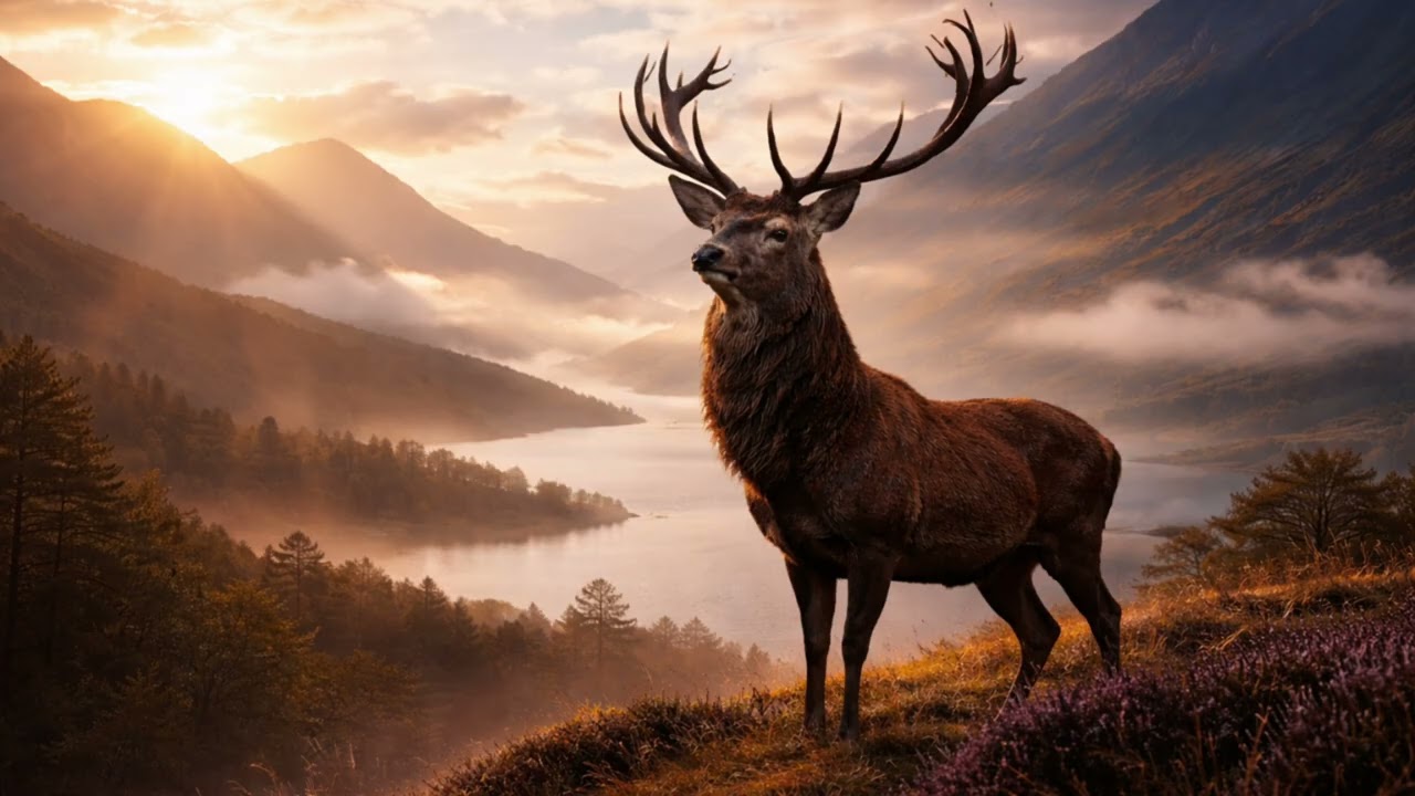 Red Deer Stag | Calm Scottish Music for Relaxation