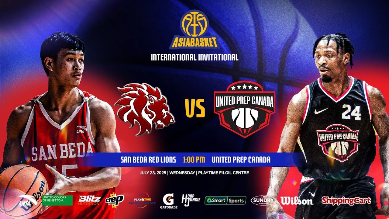 Quarter-Finals | San Beda Red Lions vs United Prep Canada | ASIABASKET International Invitational