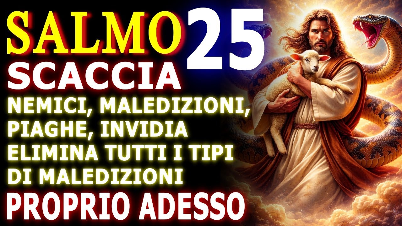 PREGHIERA DEL SALMO 25 SCACCIA I NEMICI E RICEVI PROTEZIONE E AIUTO DIVINI NELLA TUA VITA