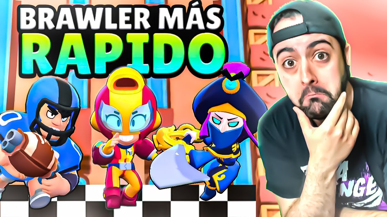 💥¿CUÁL ES EL BRAWLER MÁS RÁPIDO de BRAWL STARS? BATALLA en TRÍOS💥
