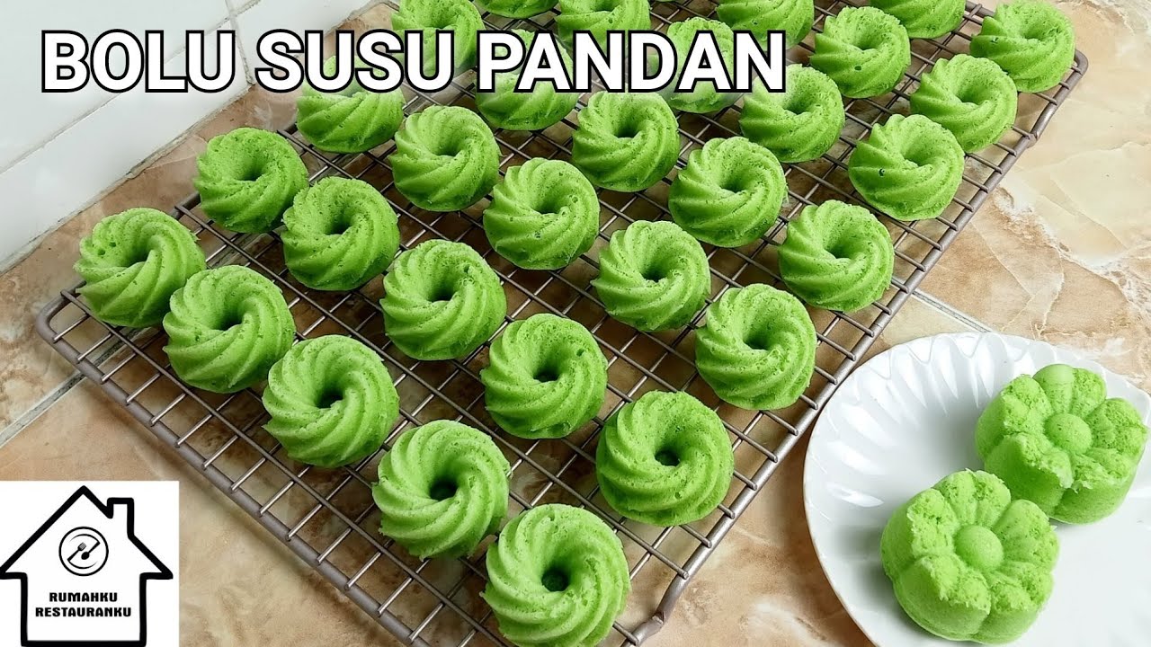 RESEP BOLU KUKUS RASA SUSU DAN PANDAN