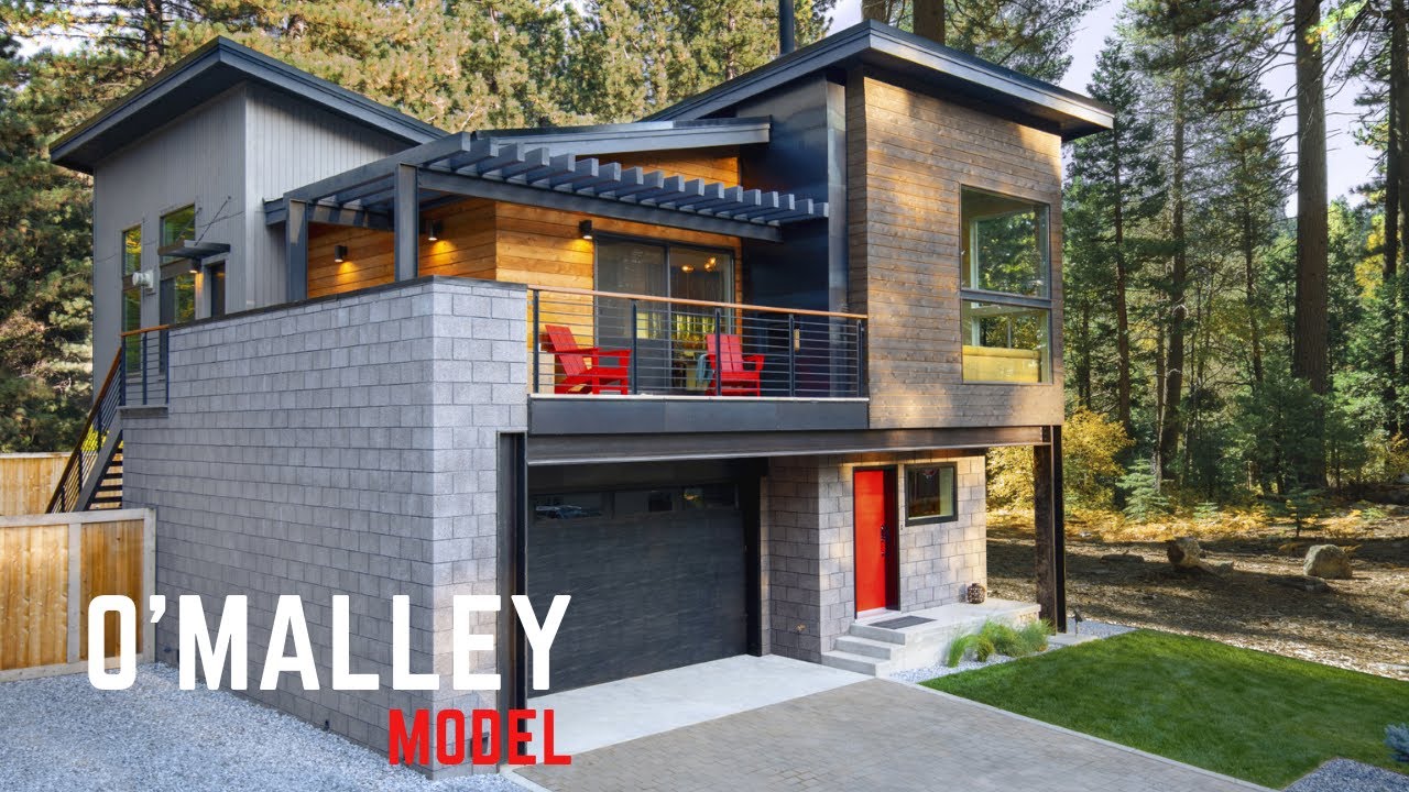 Modern House Tour in LAKE TAHOE | SHEMSS Homes O'MALLEY Model
