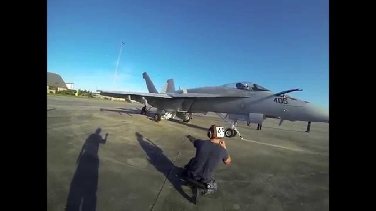 VFA-151 Plane captain jet launch (Gopro hero 3)