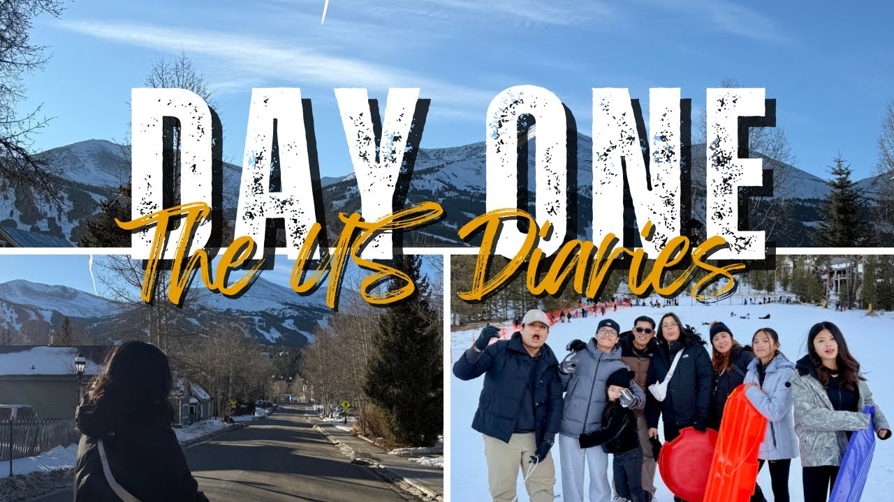 The US Diaries Day 01 | I fell in the snow… and family chaos :p