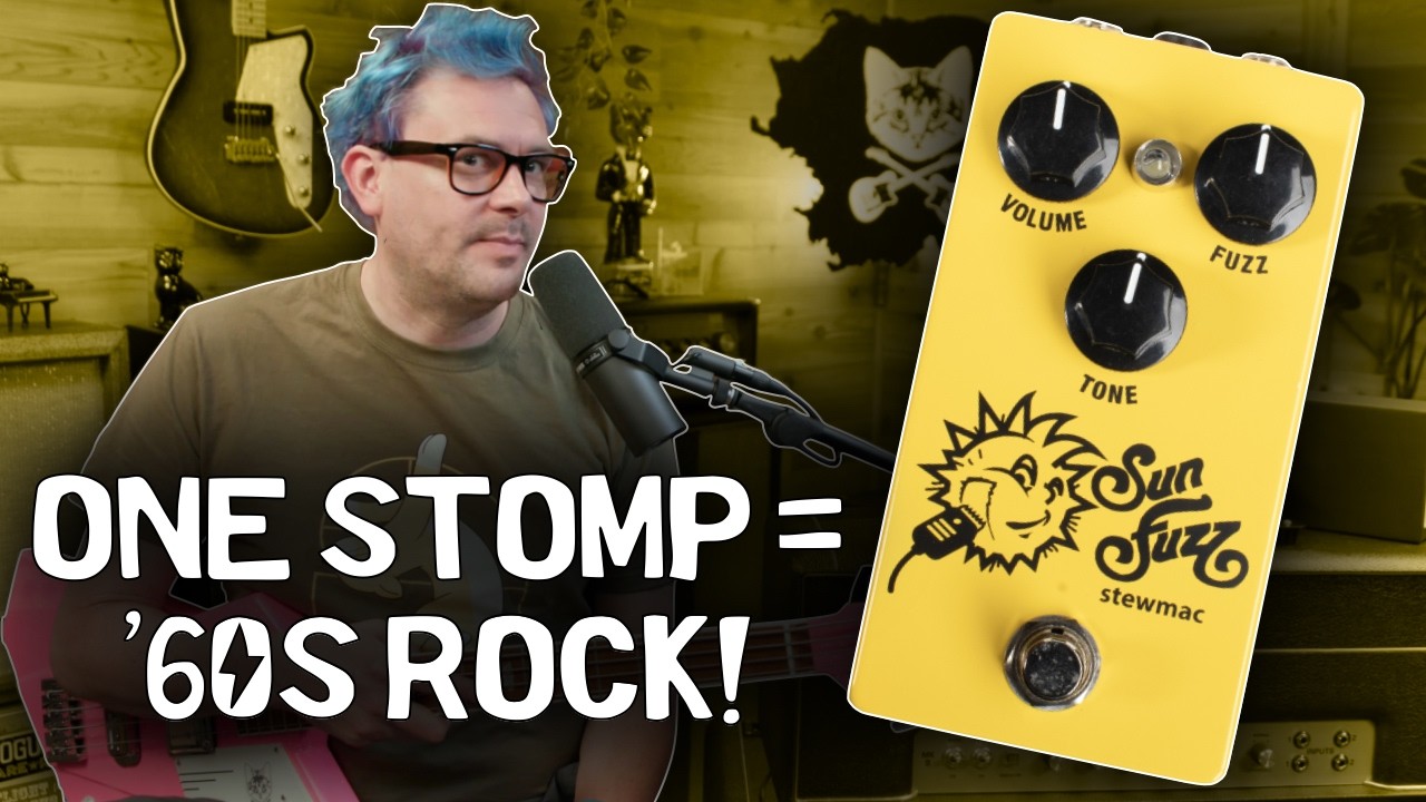 Звук фузза 1960-х в коробке? 🎛️ Практический обзор Sun Fuzz от StewMac