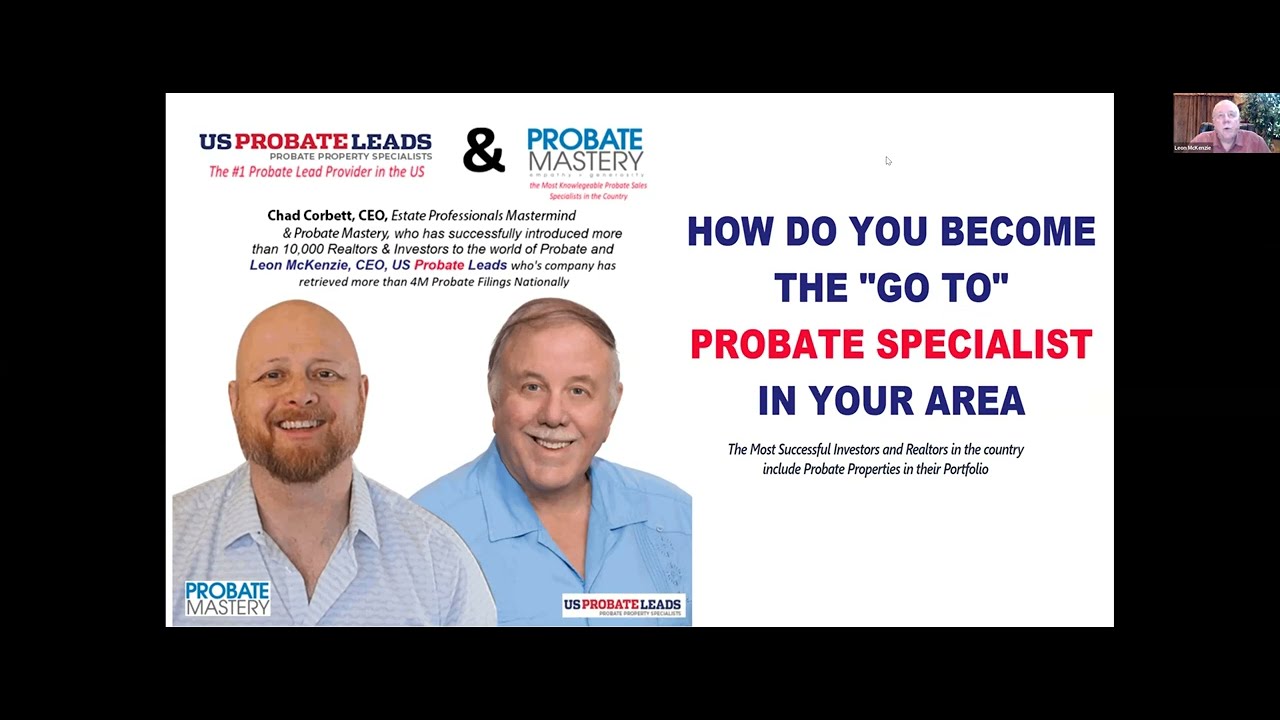 Titans of Probate & the Complete Probate Solution Webinar