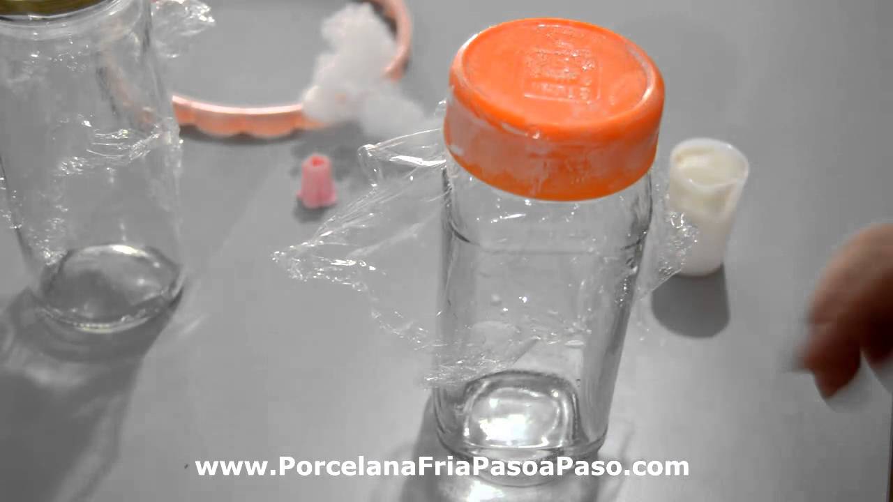 Frasco Decorado con Porcelana Fria 2016