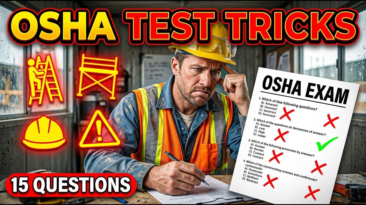 OSHA 10 & 30 Exam: 15 Questions Everyone Gets Wrong