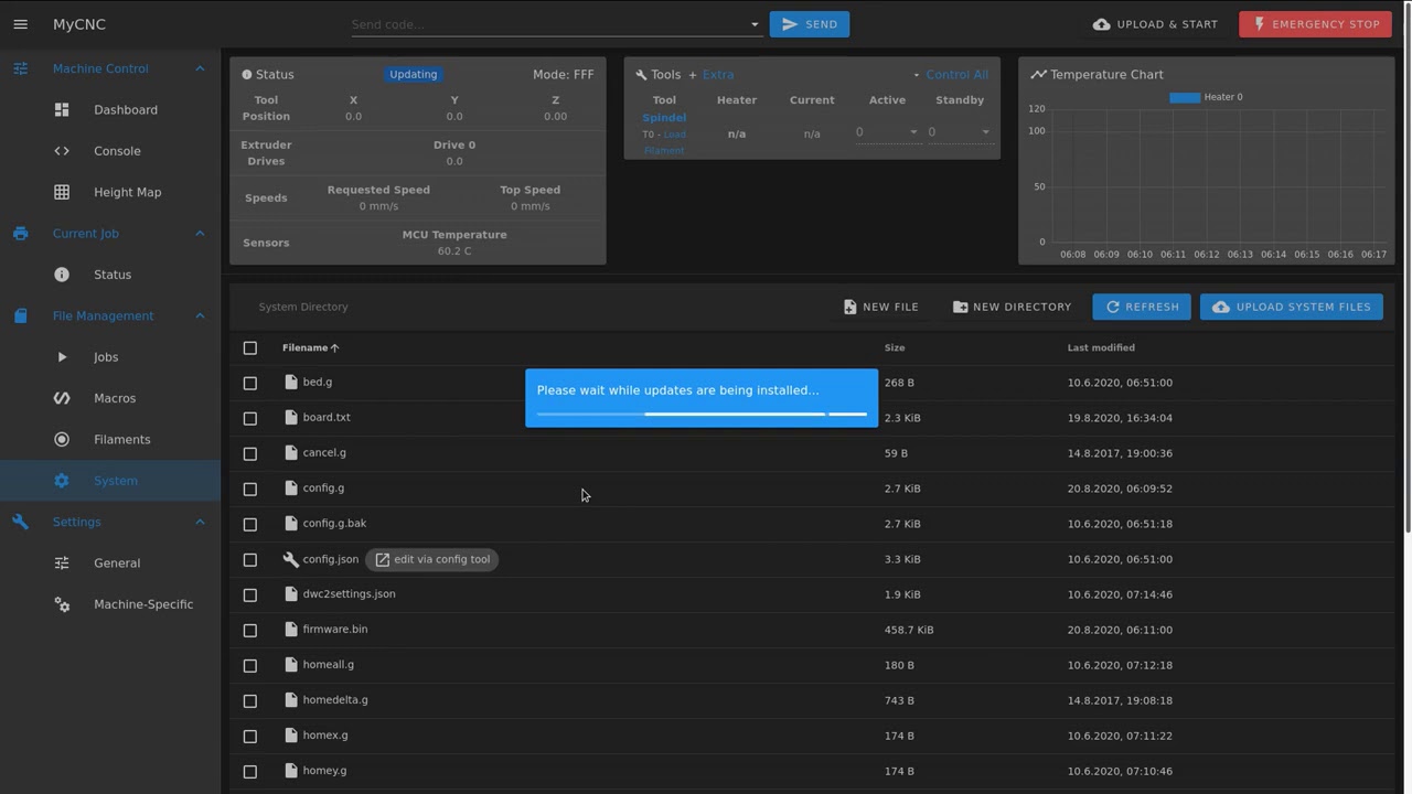 How to update the firmware on RFF at LPC based boards