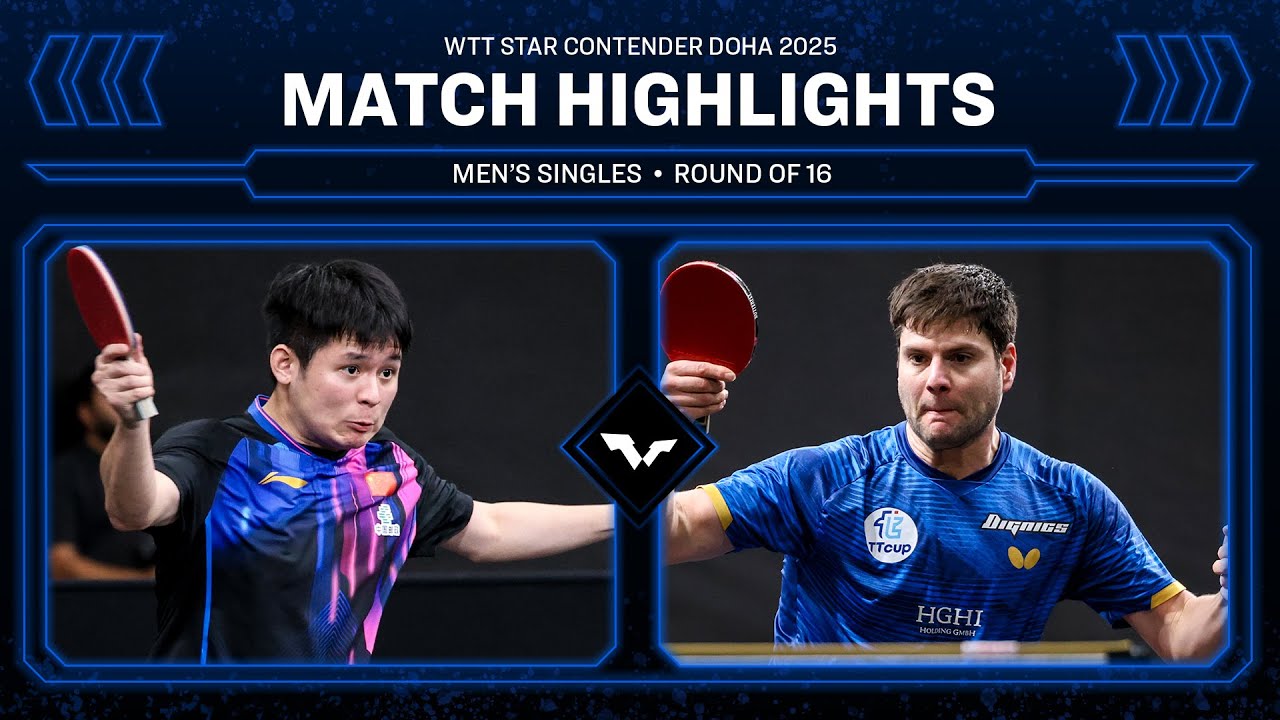 Lin Shidong vs Dimitrij Ovtcharov | MS R16 | WTT Star Contender Doha 2026