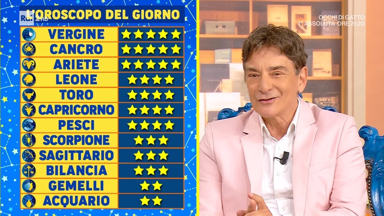 L'oroscopo di Paolo Fox - I fatti vostri 08/10/2025