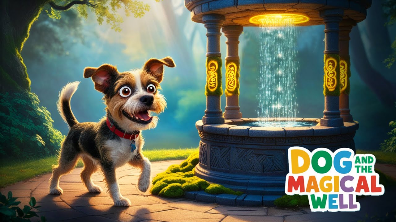 The Greedy Dog and the Magical Well 🐶 | English Moral Stories | Bedtime Stories