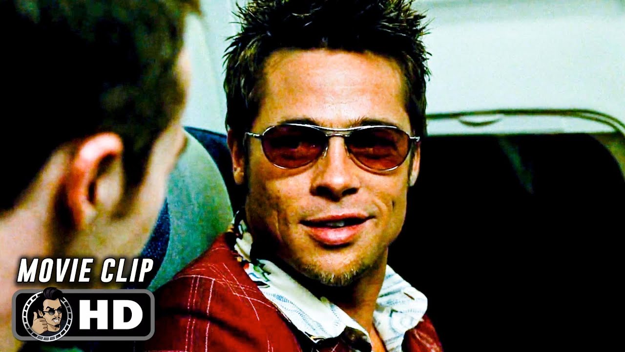 Meeting Tyler Scene | FIGHT CLUB (1999) Movie CLIP HD