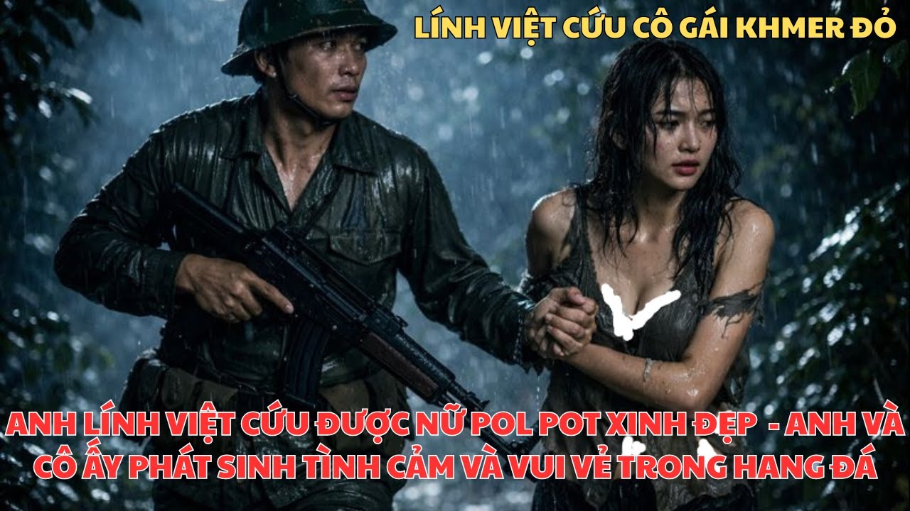 Chiến Trường K : Cứu Được Nữ Pol Pot Xinh Đẹp - Anh Lính Việt Và Nữ Khmer Đỏ Vui Vẻ Với Nhau