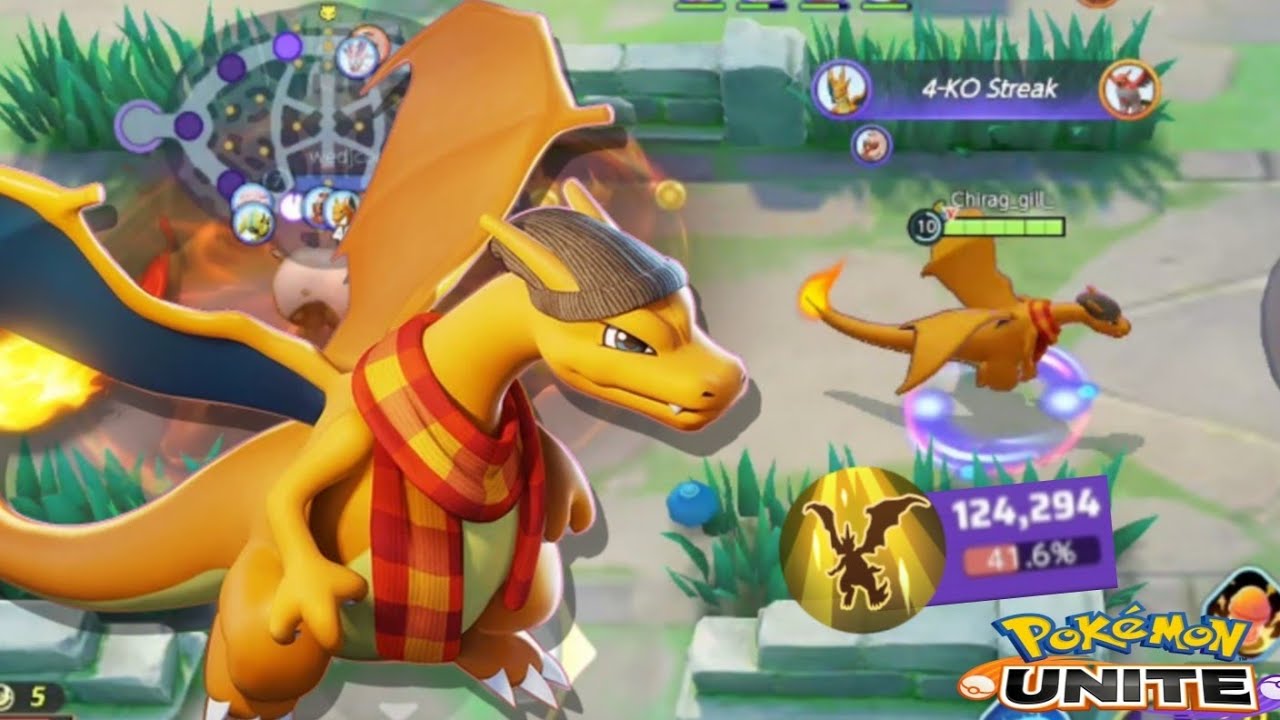 Mega Charizard Y Dominates! 124K Damage & 20 Kills | Pokémon UNITE