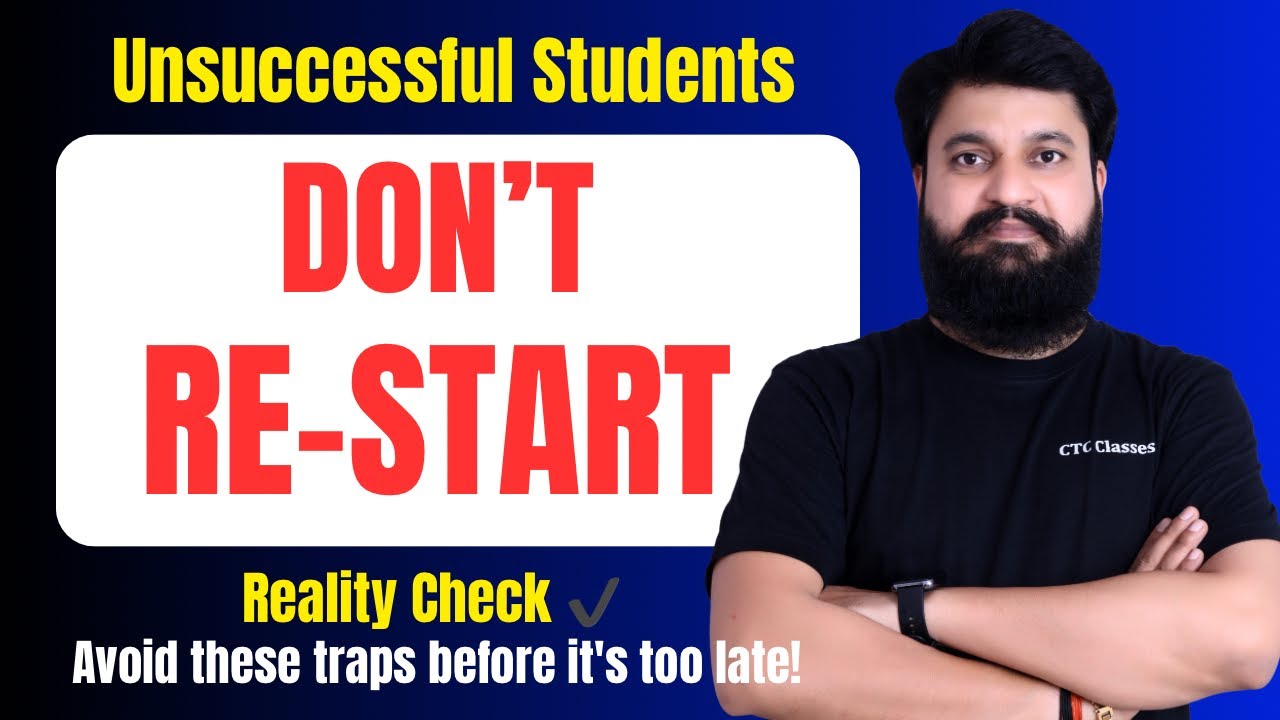 Unsuccessful Result Reality Check I CA Foundation January 2026 Fail Students I Don't Restart Before