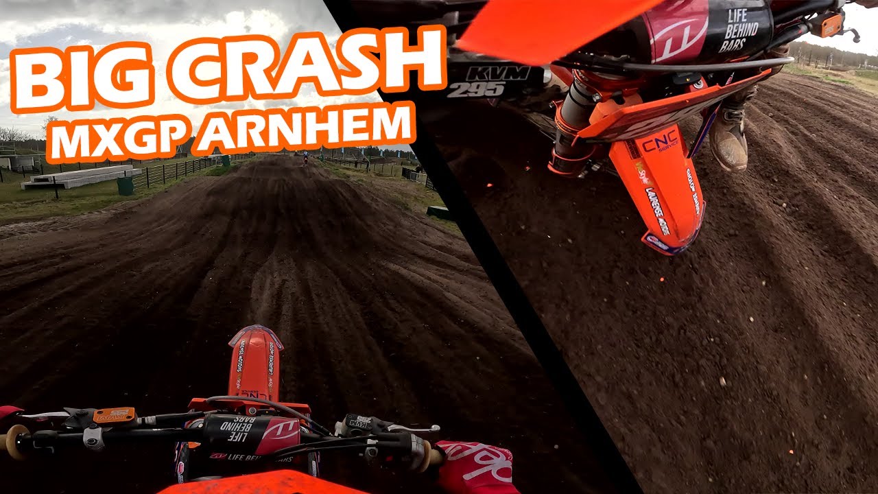 BIG CRASH at The MXGP TRACK of ARNHEM
