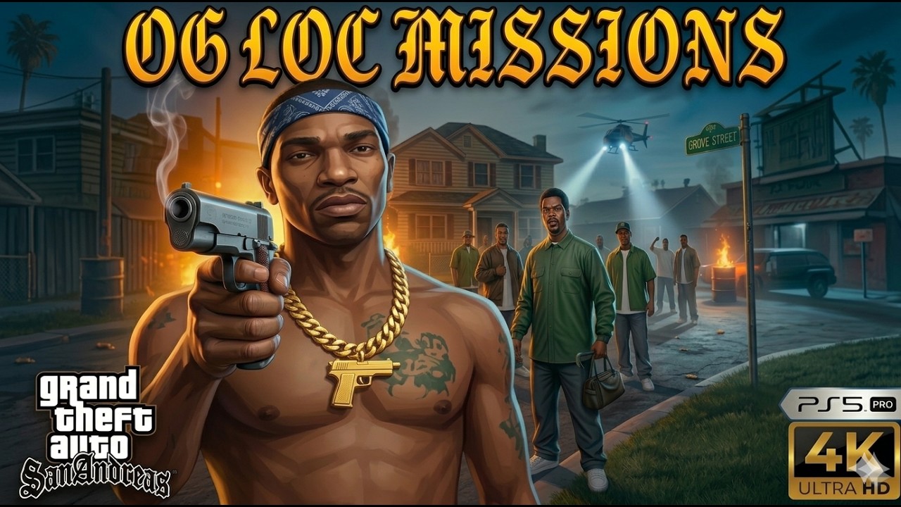 We Play GTA San Andreas Before GTA VI -#5 (OG) -OG Loc Missions (4K60FPS PS5PRO) ENG/PL