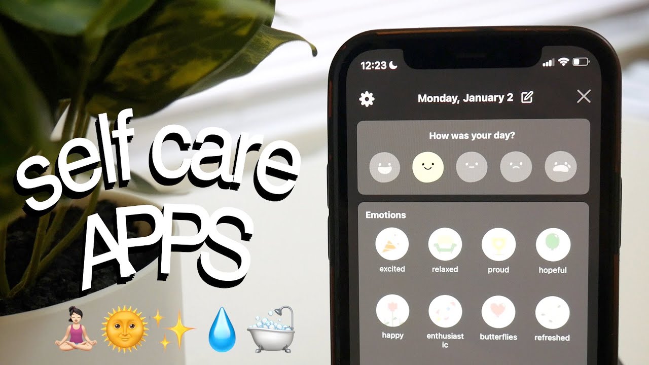 6 useful self care apps ✨ | iOS & Android!
