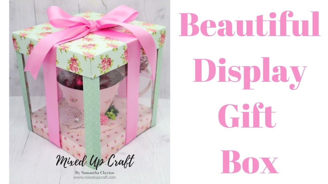 Display Gift Box | Tea Cup & Saucer Gift Box / Brilliant Craft Fair Ideas