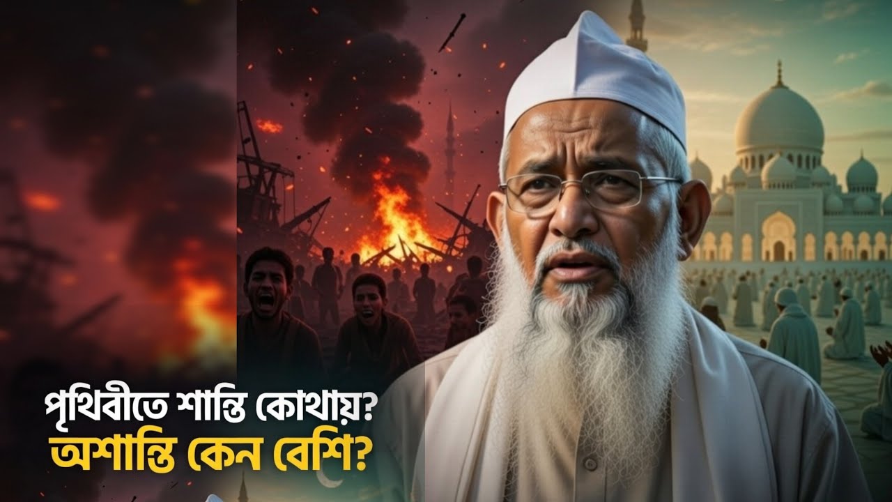 পুরো পৃথিবীতে শান্তির চেয়ে অশান্তি বেশি | মুফতি ফরিদ উদ্দিন আল মোবারক | Islamic Waz