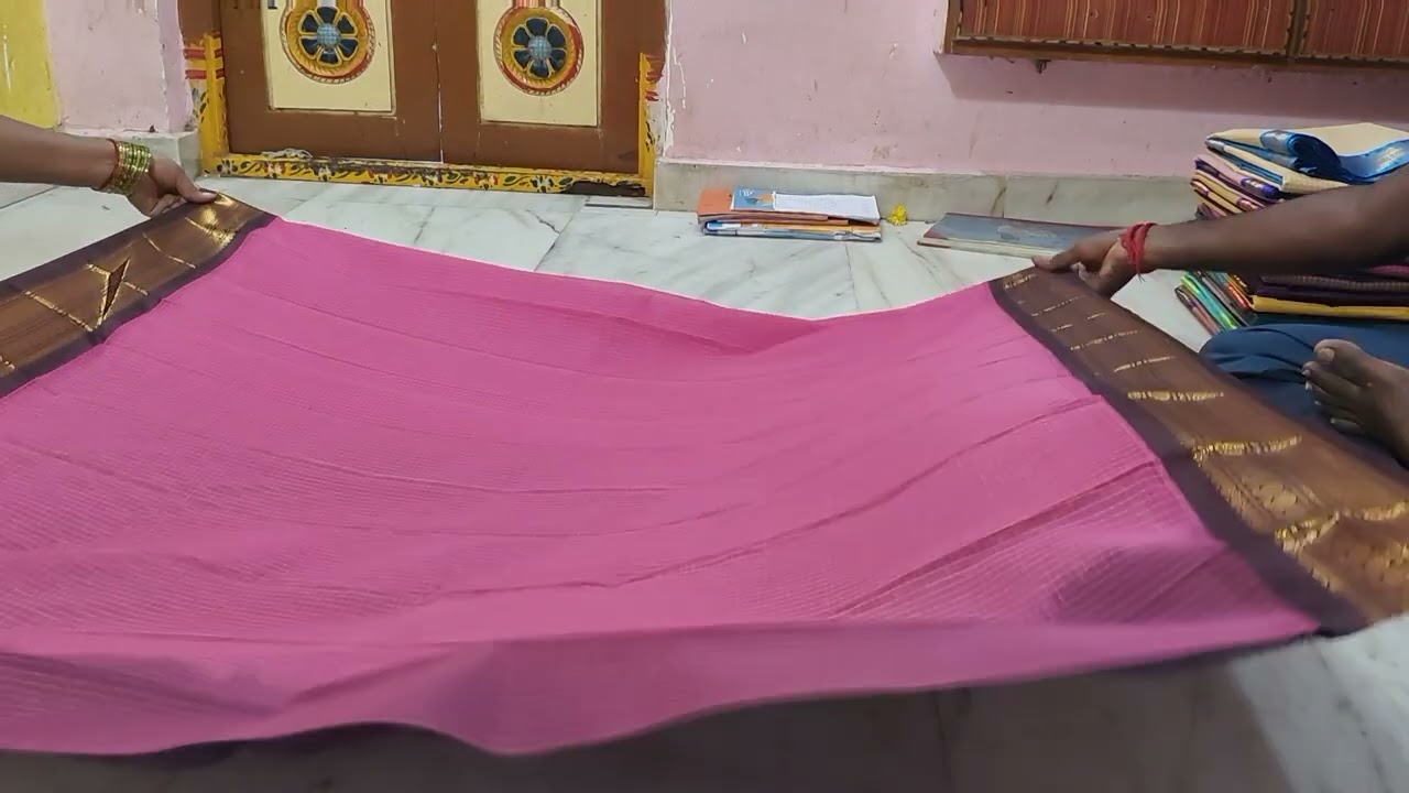 Gadwal cotton sarees check body 2200 price 
