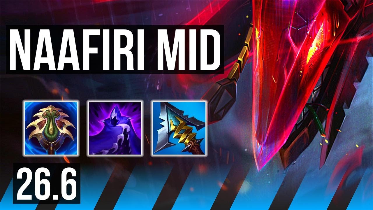NAAFIRI vs AHRI (MID) | 9k gold comeback | KR Challenger | 26.6