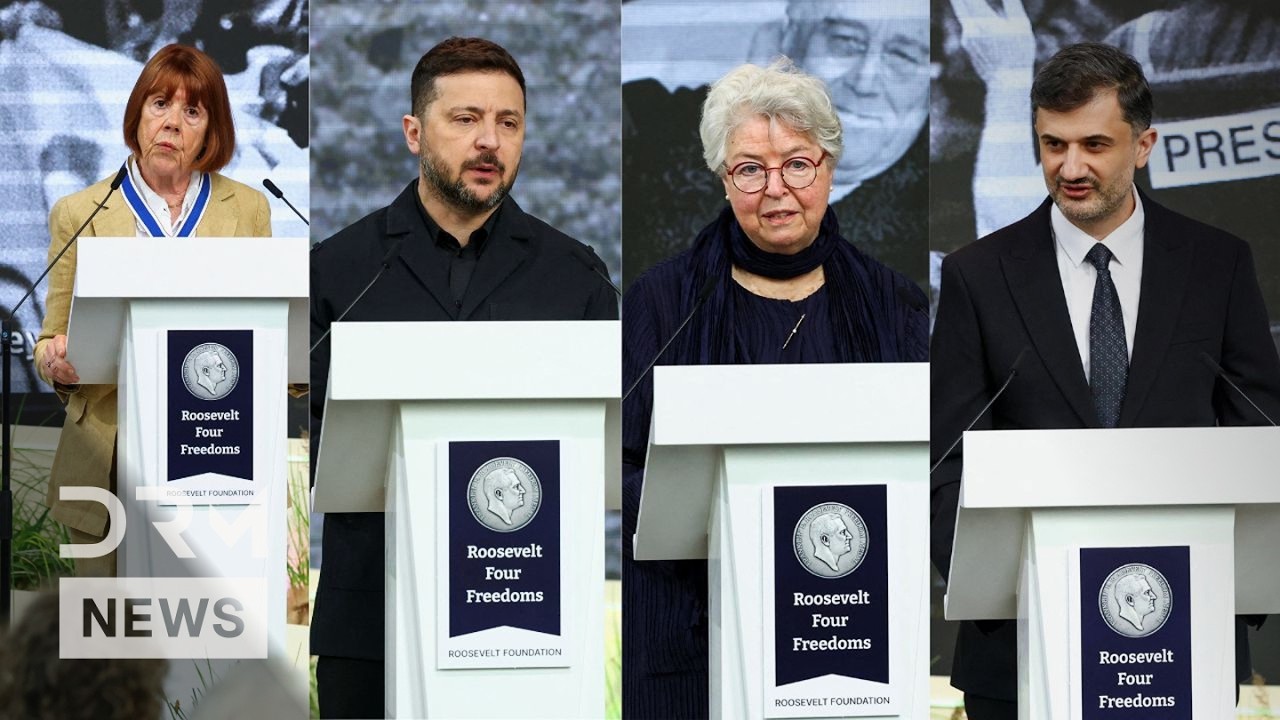 FULL EVENT: Zelenskiy, Pelicot, Anne Roosevelt, and Masharawi Honored at Four Freedoms Awards | AC1B