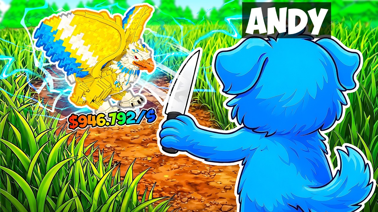 I Became A DOG In Cut Grass For Brainrots And Spent $965,767...