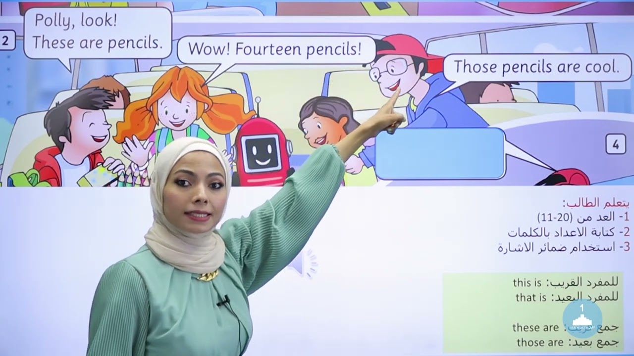 Welcome (back to school) انجليزي الصف الثالث منهاج جديد #الدرس_الاول