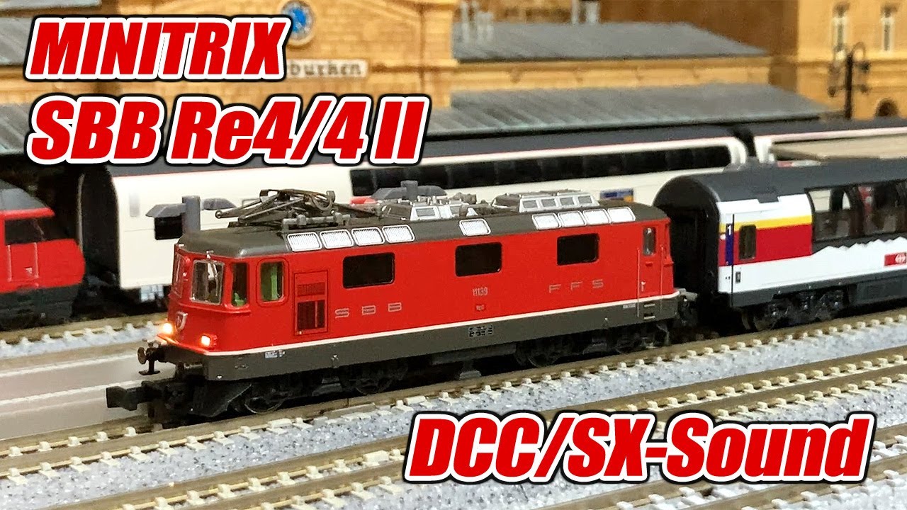 MINITRIX 16882 SBB Re4/4 II (Re420) DCC-Sound Spur N/N Scale/ Nゲージ