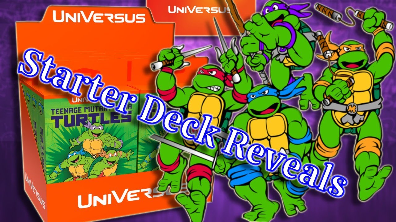 UniVersus: TMNT Starter Deck Reveal 