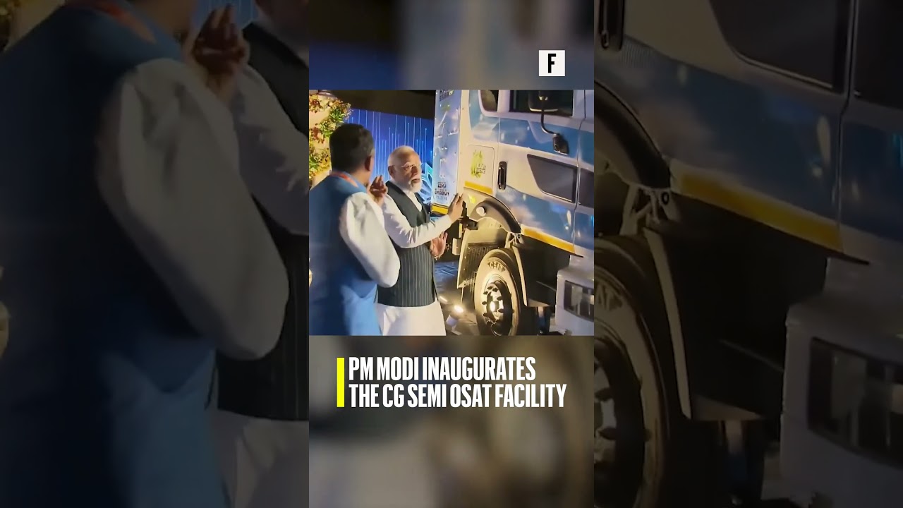PM Modi inaugurates the CG Semi OSAT facility
