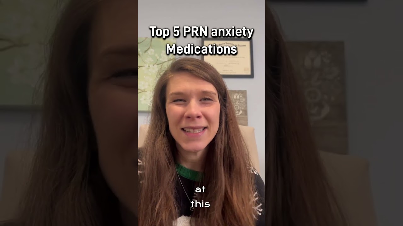 top 5 as needed medications for anxiety