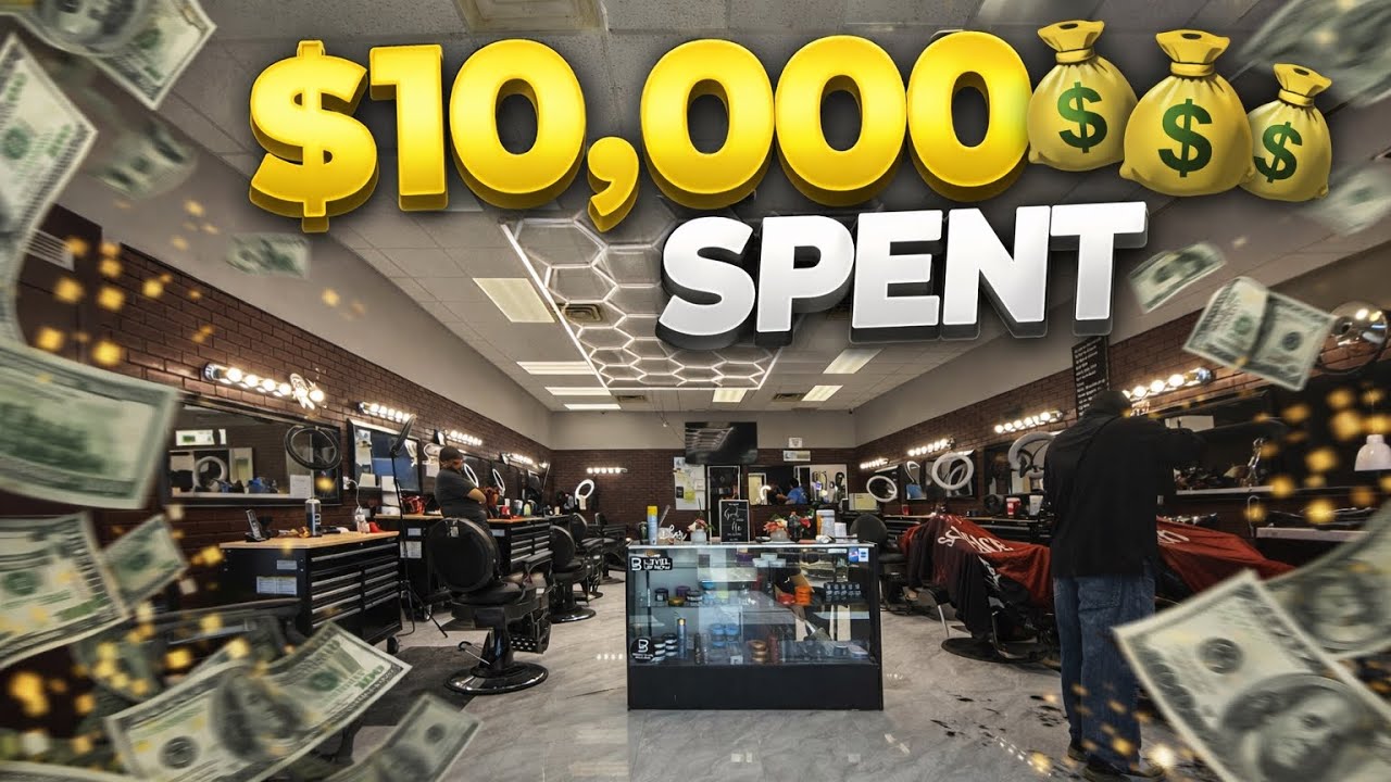 “We Spent $10,000 Upgrading Our Barbershop… Was It Worth It? 💰💈”